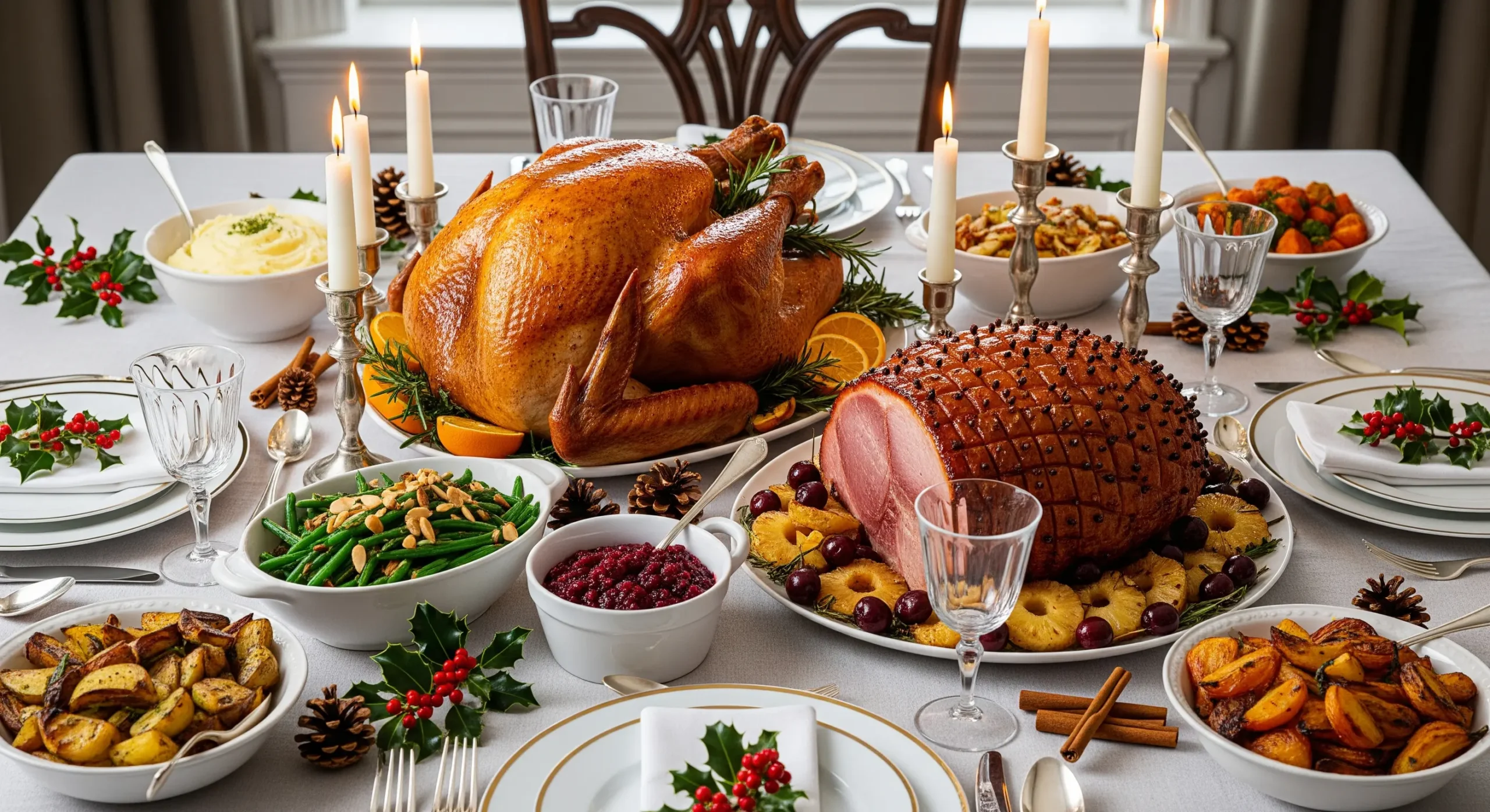 Christmas dinner menus