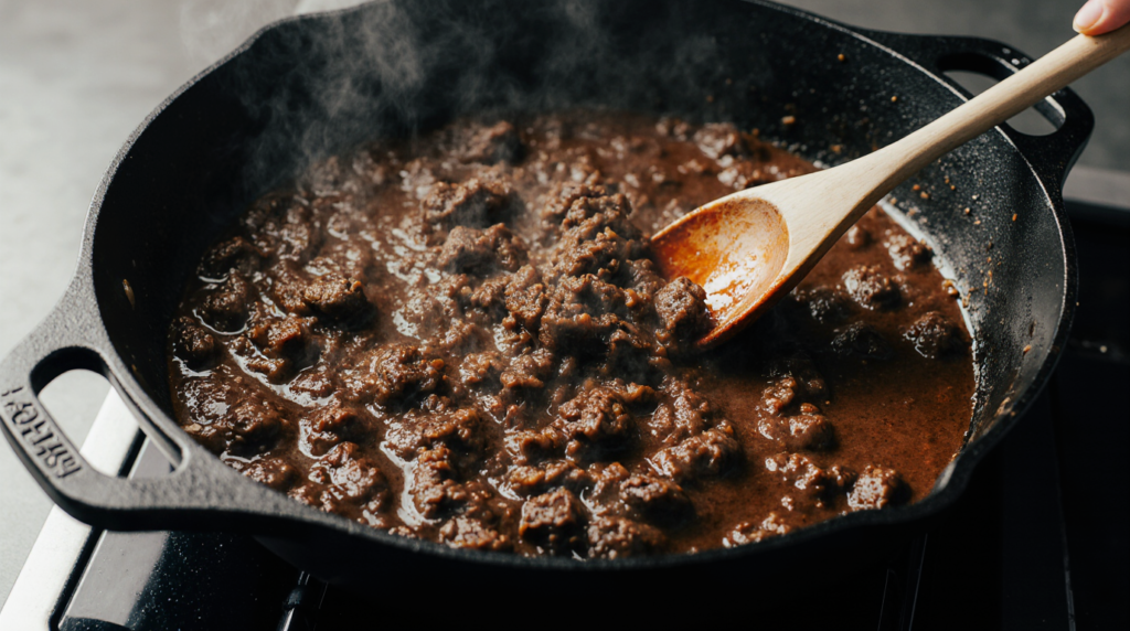 Homemade seasoning spices ingredients for the best juicy Taco Meat Recipe.
